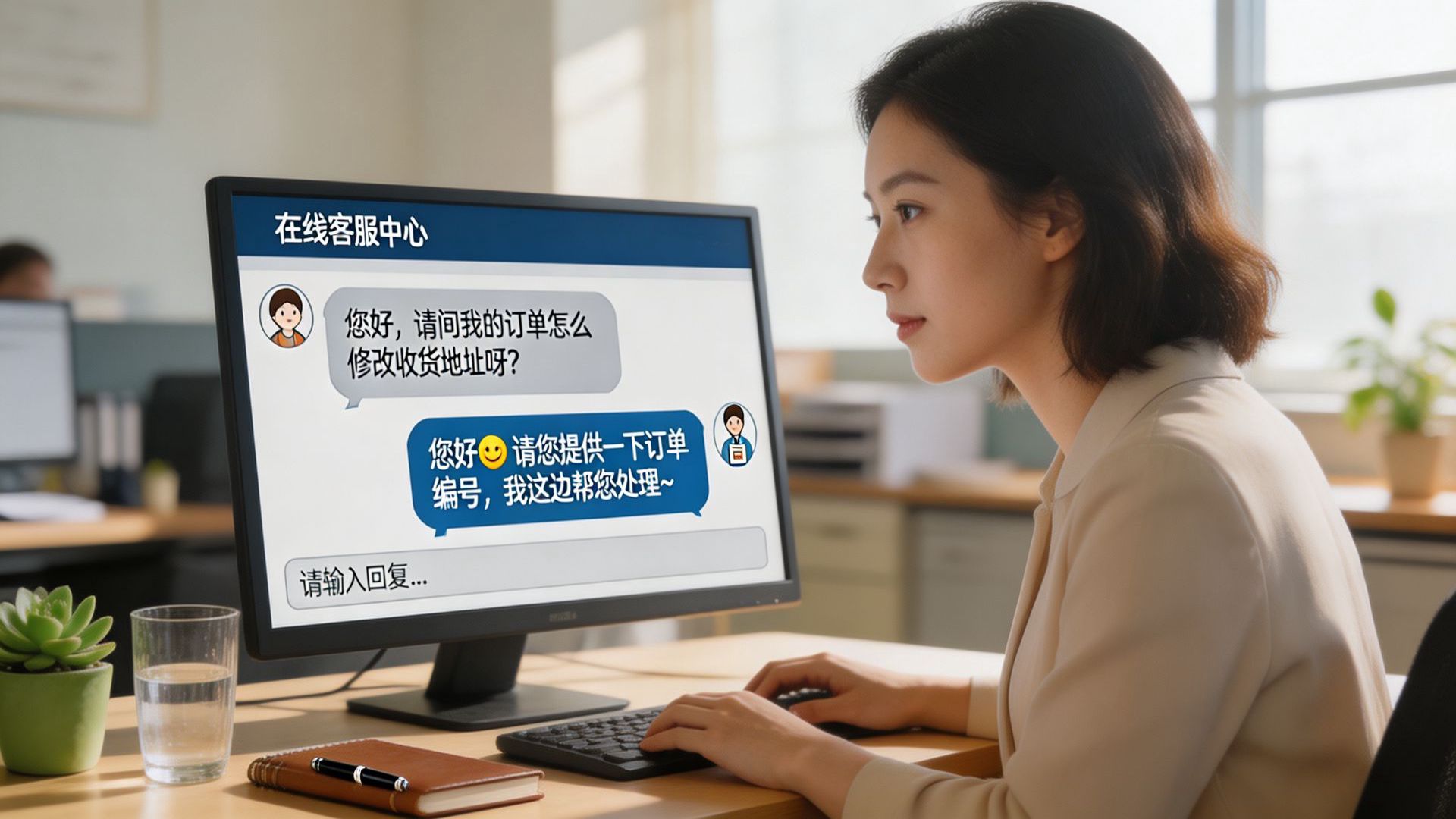 细腻咨询交互模块